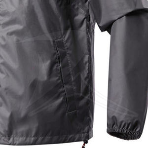 Men's <b>Plus</b> <b>Size</b> Front Zip Hooded Slim Casual Washed Waterproof <b>Rain</b> <b>Jacket</b> Multi-Color Outdoor Winter - Product Image 5