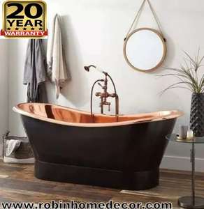Eco Friendly Antique Design Hammered Copper Bathtub for Bathroom Use Available at Bulk Price for Export - Product Image 3
