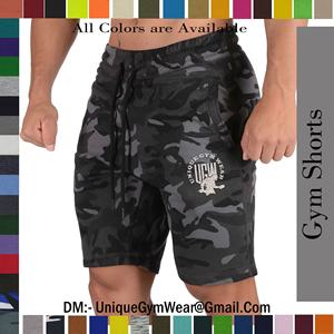 Short de gymnastique personnalisé de haute qualité pour hommes, leggings de yoga, fermeture à cordon de serrage, séchage rapide et respirant pour l'entraînement physique - Product Image 3