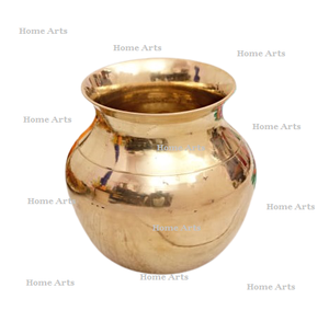 Pot à eau en laiton massif de la meilleure qualité, forme ronde, taille personnalisée, pot à eau potable pour usage domestique - Product Image 6