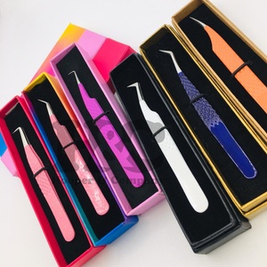 แหนบต่อขนตาแบบใหม่ สำหรับต่อขนตาแบบยั่งยืน พร้อมโลโก้  แหนบต่อขนตาแบบมิงค์  อุปกรณ์ต่อขนตา แหนบต่อขนตา - Product Image 4