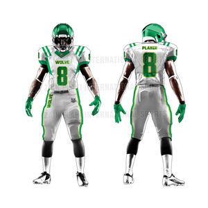 Camiseta de Fútbol Americano al por Mayor 2021 para Niños, Personalizada con Tela Dazzel, Malla/Spandex Transpirable de Secado Rápido, Talla Grande XL para Adultos - Product Image 1