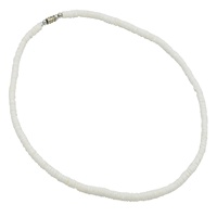 Collier en coquillages Puka couleur néon, style plage, collier en coquillages naturels, accessoires de mode, vente en gros