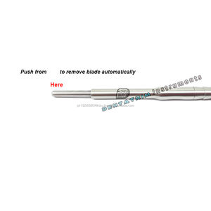 Venta al por mayor logotipo personalizado y diseño de hoja caída mango de bisturí hoja automática quitar mango de bisturí CE Instrumentos dentales - Product Image 4