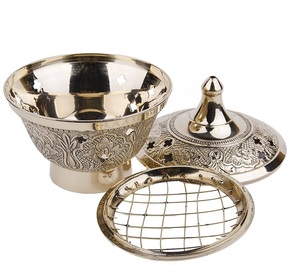 Suministros de latón plateado de alta calidad para iglesia, suministros de mesa Thurible, Brassworld, India - Product Image 5