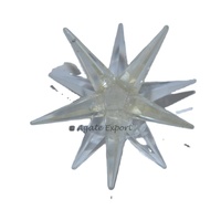 Meilleure Vente : Cristal de Quartz Étoile à 20 Pointes, Amour Feng Shui, Art Sculpté et Gravé, Objet de Collection de Noël