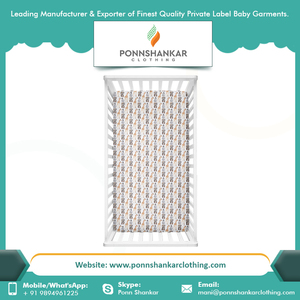 Drap de berceau en coton imprimé pour bébé, ajusté de voiture, style indien, offre spéciale, 2020 - Product Image 3