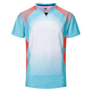 Maillot de Tennis pour adultes avec impression par Sublimation, vêtements courts pour hommes, uniforme 100% en Polyester, séchage rapide, nouvelle collection - Product Image 1