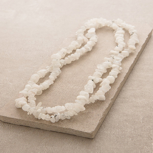 <b>Moon</b> Stone Chips Gemstone Necklace Wholesale Crystal Jewellery From India - Product Image 1