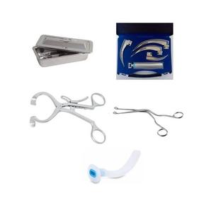 Juego de 5 Instrumentos de Intubación Hechos de Acero Inoxidable de Calidad Alemana - Product Image 1