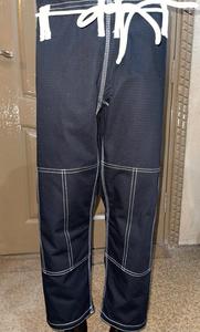 Pantalons de Jiu-Jitsu vierges, tailles personnalisées, broderies, patchs, haute qualité, 100% coton, respirants, séchage rapide, prix abordable, fabriqués au Pakistan - Product Image 3