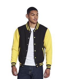 Veste universitaire de baseball d'hiver personnalisée pour hommes femmes meilleure qualité col montant chenille motif de lettres brodées Service OEM - Product Image 3