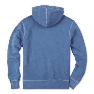 Sudadera con capucha de Jersey de algodón desgastado para hombre, efecto rasgado desteñido personalizado, ajuste holgado, Sudadera con capucha morada, bolsillos únicos, forma Vintage Casual - Product Image 2