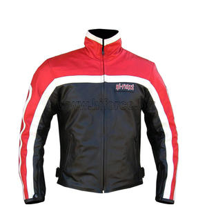 All Weather New Design Hombres Chaquetas con cremallera Motocicleta Chaquetas de carreras de motos hechas a medida Cuero - Product Image 1