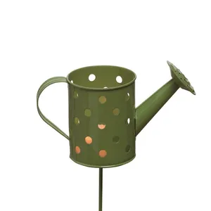 Metal Tin Tea Light Holders Garden Stake