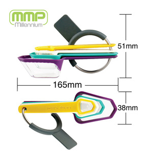ช้อนตวงหลากสี4ชิ้นช้อน MMP แนะนำเครื่องครัวอุปกรณ์เสริมสำหรับสัตว์เลี้ยงอุปกรณ์ตั้งแคมป์ gadgets GRS รีไซเคิล FBA hack - Product Image 2
