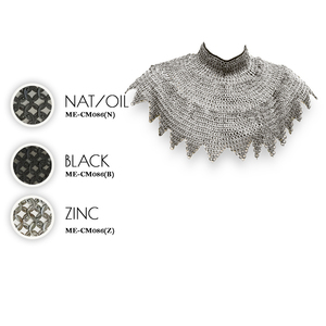 Collar de manto de obispo de calibre 17 DE 9MM de alta calidad, diseño personalizado, anillo sólido, remachado plano, artesanías de Metal suave de la empresa más grande - Product Image 4