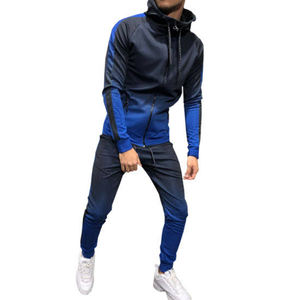 Chándales unisex para hombre Active Bottoms Gentleman Jacket Hoodie y Jogger Pants Blank Sweatsuits - Product Image 4
