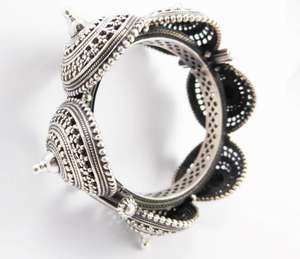 Bracelets Rajasthani Design traditionnel, bijoux faits à la main en argent Sterling 925, meilleure qualité, nouvelle collection - Product Image 2