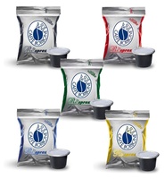 Capsules de café Borbone Robusta, fabrication italienne, mélange noble, neutre, compatible Modo Mio, Caffè Italiano, 50 pièces, <0,5% Brix, boîte de 24