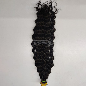 Pelo Remy indio de Punta I virgen, cabello rizado profundo, n. ° 2, marrón oscuro, a 30 pulgadas 16 pulgadas, envío rápido, muestra gratis, puntas turcas U - Product Image 4