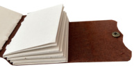 Journal relié vintage fleurs de jardin antiques en relief couleur marron cahier en cuir véritable journal en papier vierge journal