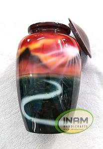 Urna de cenizas hermosa de diseño único de calidad extrema para cenizas de adultos/urnas de cremación de latón cenizas de adultos - Product Image 4