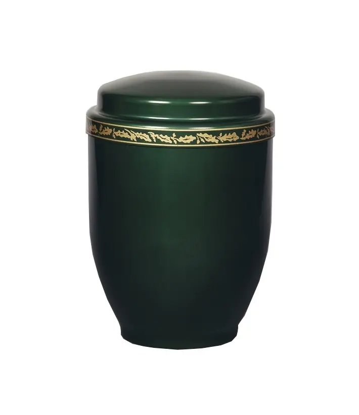 緑のカスタマイズされたデザインの壷食品容器火葬ファッショナブルなトレンドデザイン新着大人の壷