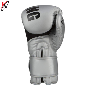 Boxe en cuir de qualité supérieure, série or et argent, gants d'entraînement, poinçonnage Muay thaï - Product Image 2