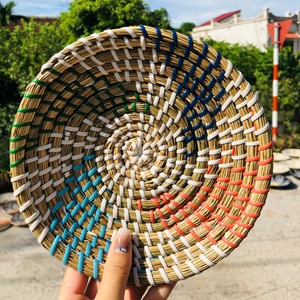 wall <b>hanging</b> woven plate, living room decoration - Product Image 2