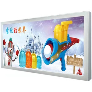 Exterior Wall Large Outdoor Flip Fabric LED Light Box Signboard
