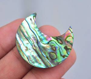 Wholesale Natural Sea <b>Shell</b> Charm Mother of Pearl Crescent Moon Horn Pendant For Fashion Jewelry Making - Product Image 6