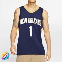 Williamson # 1 Camiseta de Baloncesto de Nueva Orleans - Antibacteriana, de Secado Rápido, Transpirable, Tallas Grandes Unisex para Adultos, Tallas S-XXXL, Gris