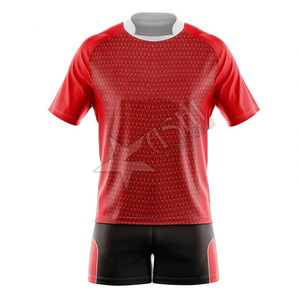 Vente en gros d'uniforme de rugby 100% polyester personnalisé pour hommes maillot de football de club de sublimation uniforme de rugby pour hommes - Product Image 6
