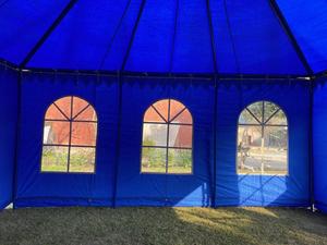 เต็นท์งานแสดงสินค้ากลางแจ้งขนาดใหญ่โครงเหล็กผ้าใบแบบใช้งานได้หลากหลายกันน้ำตลาดโรงแรมรีสอร์ทร้านอาหารเชิงพาณิชย์ - Product Image 6