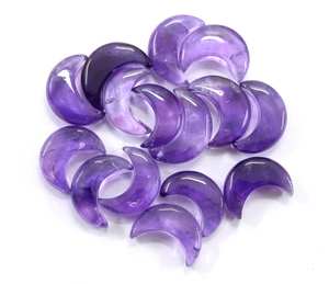 ชุดอัญมณีทรงหลวม5ชิ้นสำหรับทำเครื่องประดับอัญมณีพลอยอเมทิสต์สีม่วงธรรมชาติ - Product Image 6