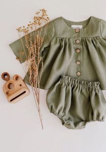 --- NEW ---- มีสไตล์ --- Baby-Girl-FROCK กับสั้น-& ปรับแต่งในขนาดและสีใดๆ = 2021 - Product Image 2