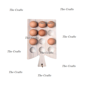 Porte-plateau à oeufs en bois de qualité supérieure taille et forme personnalisées Restaurant maison ustensiles de cuisine plateau à oeufs - Product Image 1