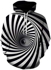 Sudadera con Capucha para Mujer Pinco Sports, 100% Algodón, Estampado 3D con Efecto de Ilusión, Temporada de Primavera, 800g, Manga Larga - Product Image 4