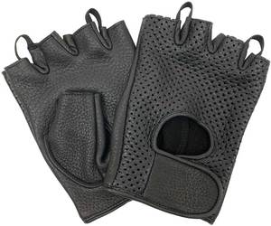 Guantes de Ciclismo de cuero de medio dedo, venta al por mayor - Product Image 6