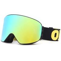 OEM Lunettes de ski Commande en gros Anti-buée UV400 Lunettes de ski Classique Sans cadre Mince Miroir Snowboard Hommes Femmes Lunettes de neige