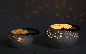 Premium Vantage Glass <b>Terrarium</b> Candle Holder Brass Metal New Design <b>Geometric</b> Shape Fancy Lantern T-light Holder Candle Holder - Product Image 6