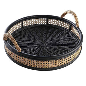 2020 nouvelle Collection fait à la main bambou rotin osier plateau conseil caboteur taille personnalisée vaisselle pour cuisine fête fabriqué au Vietnam - Product Image 4