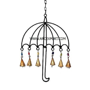 Attractive Design Decorative Wind Chimes Creative Brown Color <b>Rustic</b> Design Large Wind Chimes for Wall Mounted <b>Decor</b> Supplies - Product Image 3