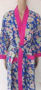 Kimono bohème pour femmes, vêtement d'été de luxe, Robe de bain décontractée, imprimé Floral, Cardigan européen en coton, Robe de plage Maxi - Product Image 3