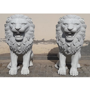 Estatua De León de tamaño real Fabricante Glam Entrada DE BODA Escultura De León Boda Fibra León Estatuas de tamaño real - Product Image 1