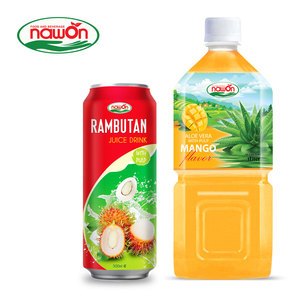 น้ำผลไม้รัมปูตันกระป๋อง 500 มล. ตรา NAWON น้ำผลไม้แท้ 100% รับผลิตเครื่องดื่มฉลากส่วนตัว (OEM) น้ำรัมปูตันราคาส่ง - Product Image 1