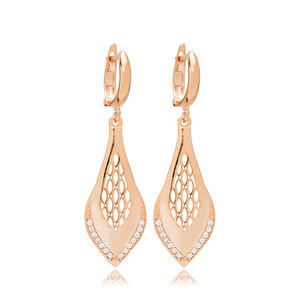 Boucles d'oreilles pendantes en forme de perle naturelle, bijoux turcs faits à la main, en argent Sterling 925, nouvelle collection - Product Image 6