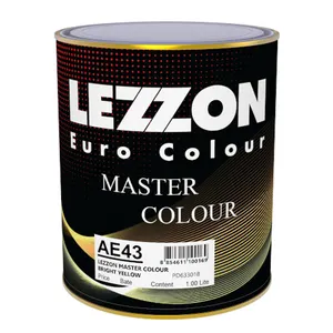 Sơn Xe Và Màu AE43 LEZZON MASTER Color BRIGHT YELLOW Tinter Từ Nhà Sản Xuất Hàng Đầu