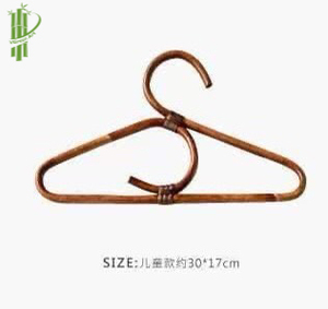 100% หวายเสื้อไม้แขวนเสื้อไม้แขวนเสื้อหวายไม้ไผ่สำหรับเสื้อผ้าในราคาต่ำ - Product Image 4